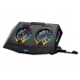 Conceptronic THYIA ERGO gaming-laptop-koelstandaard met 2 ventilatoren, 43,2 cm (17 inch), 2 st., knoppen, zwart, blauw, groen, rood, China