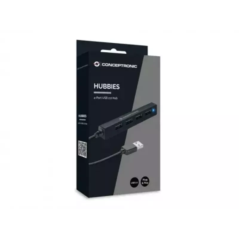 USB-hub Conceptronic HUBBIES 4-poorts USB 2.0-hub