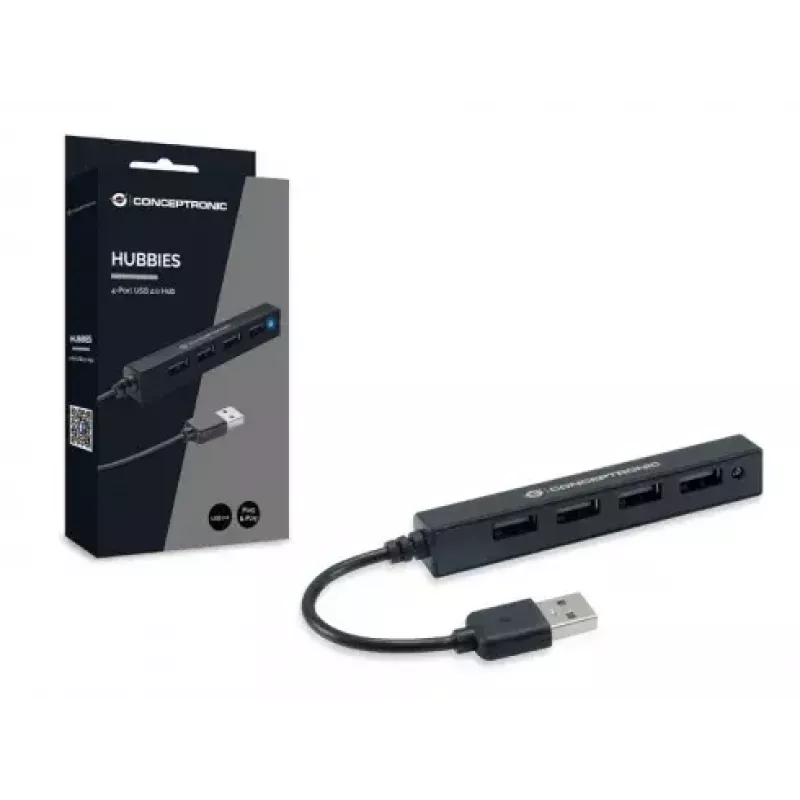 USB-hub Conceptronic HUBBIES 4-poorts USB 2.0-hub