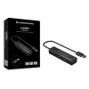 Conceptronic 4-poorts USB 3.0 aluminium hub met USB-C naar USB-A-adapter