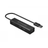 Conceptronic 4-poorts USB 3.0 aluminium hub met USB-C naar USB-A-adapter