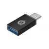 Conceptronic 4-poorts USB 3.0 aluminium hub met USB-C naar USB-A-adapter