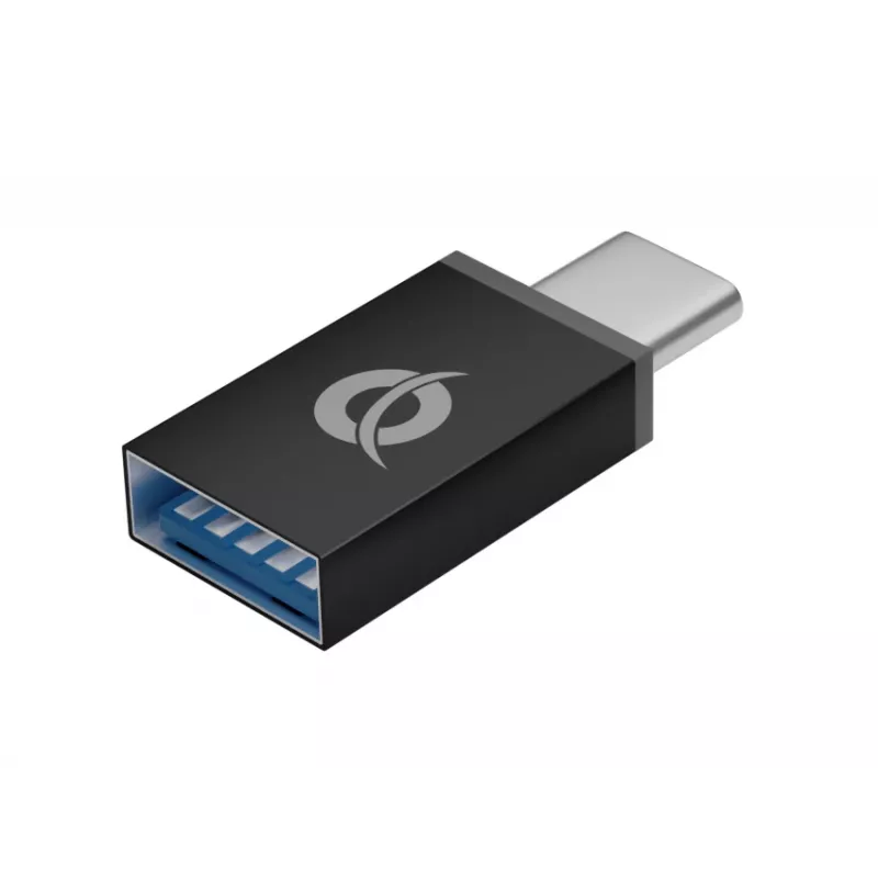 Conceptronic 4-poorts USB 3.0 aluminium hub met USB-C naar USB-A-adapter