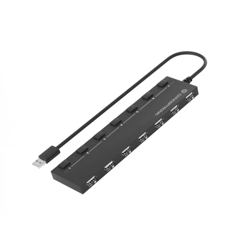 Conceptronic HUBBIES 7-poorts USB 2.0-hub