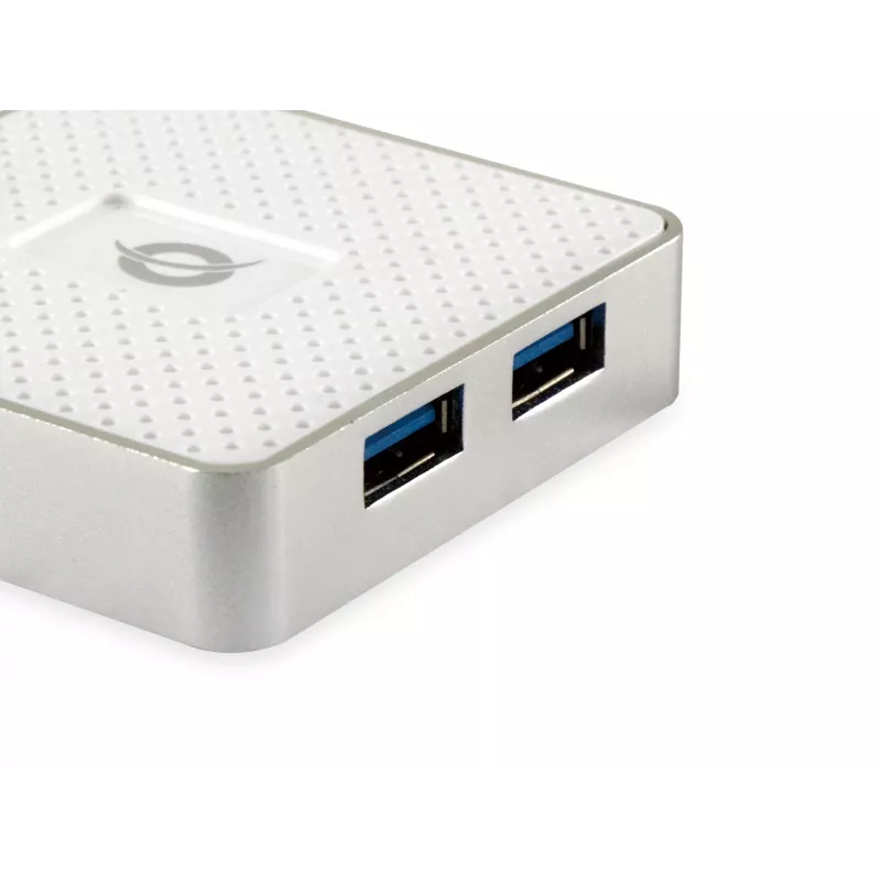 Conceptronic HUBBIES03W interface-hub USB 3.2 Gen 1 (3.1 Gen 1) Micro-B 5000 Mbit/s wit