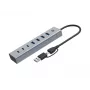 Conceptronic HUBBIES20G 7-poorts USB 3.0-hub, 5 Gbit/s, USB-C x 3, USB-A x 4