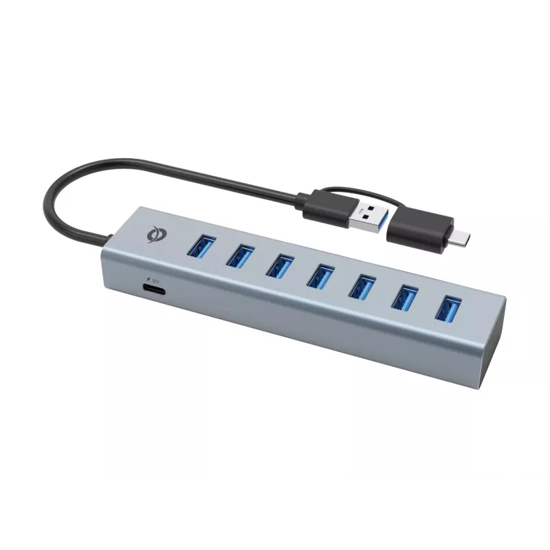 Conceptronic HUBBIES21G 7-poorts USB 3.0-hub, 5 Gbit/s, USB-A x 7