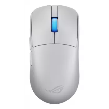 Gamingmuis ASUS ROG Harpe II Ace, rechtshandig, optisch 42.000 DPI, RF Wireless + Bluetooth + USB Type-A, 5 knoppen, wit