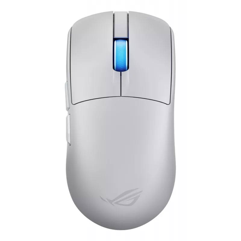 Gamingmuis ASUS ROG Harpe II Ace, rechtshandig, optisch 42.000 DPI, RF Wireless + Bluetooth + USB Type-A, 5 knoppen, wit