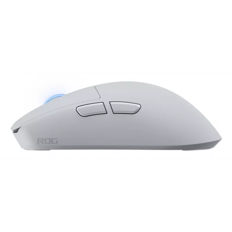 Gamingmuis ASUS ROG Harpe II Ace, rechtshandig, optisch 42.000 DPI, RF Wireless + Bluetooth + USB Type-A, 5 knoppen, wit