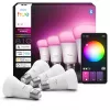 Smartlamp Philips A60 E27, Bluetooth/Zigbee, 6 W, 810 lm, wit, 4-pack