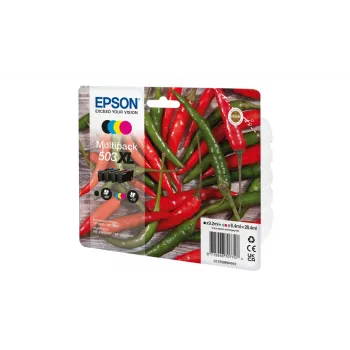 Epson 503XL inktpatroon 4 stuks origineel hoog (XL) bereik zwart, cyaan, magenta, geel