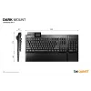 be quiet! Dark Mount Silent Linear DE ISO toetsenbord gaming USB QWERTZ Duits zwart