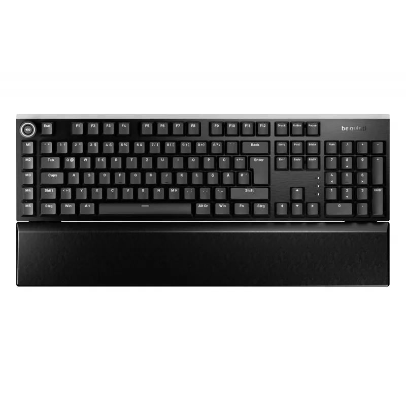 be quiet! Light Mount Silent Linear DE ISO toetsenbord gaming USB QWERTZ Duits zwart