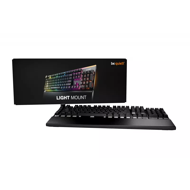 be quiet! Light Mount Silent Linear DE ISO toetsenbord gaming USB QWERTZ Duits zwart