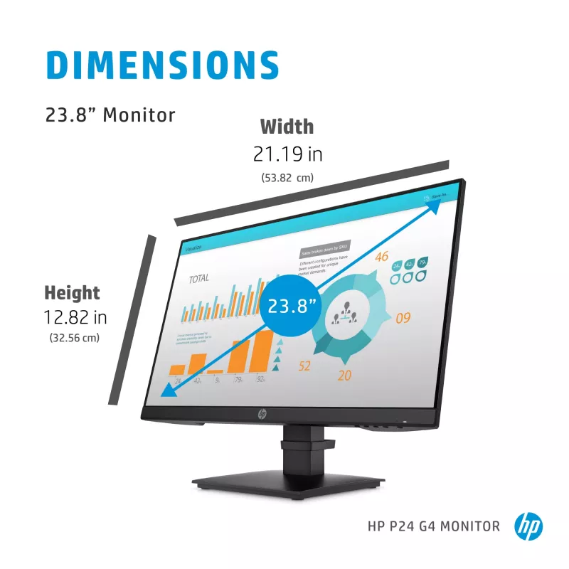 HP P-Series P24 G4 computermonitor 60,5 cm (23,8 inch) 1920 x 1080 pixels Full HD