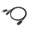 Targus ACC1133GLX USB-kabel USB 3.2 Gen 1 (3.1 Gen 1) 1 m USB C zwart