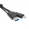 Targus ACC1133GLX USB-kabel USB 3.2 Gen 1 (3.1 Gen 1) 1 m USB C zwart