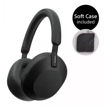 Sony WH-1000XM5SA headset bedraad & draadloos hoofdband muziek USB Type-C Bluetooth zwart