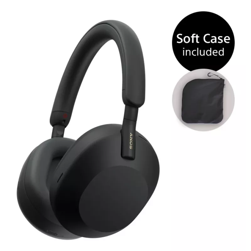 Sony WH-1000XM5SA headset bedraad & draadloos hoofdband muziek USB Type-C Bluetooth zwart