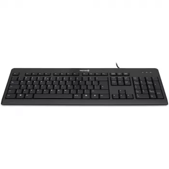 TERRA 1500 bedraad [US/EU] toetsenbord universeel USB QWERTY US-Engels zwart