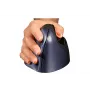 BakkerElkhuizen Evoluent 4 Wireless, rechtshandig, verticaal design, laser, RF draadloos, 2600 DPI, zwart, blauw