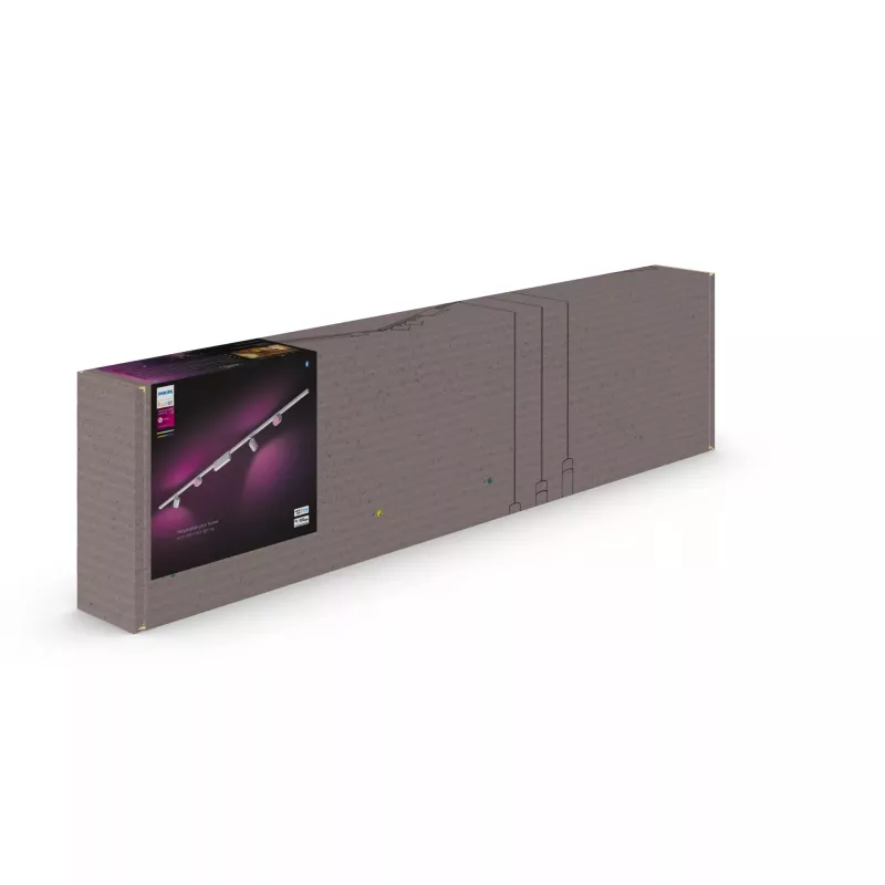 Philips Hue White and colour ambience Perifo rechte ceiling base kit (4 spots)