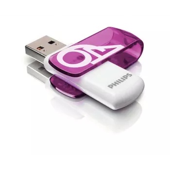 Philips FM64FD05B USB-flashdrive 64 GB USB Type-A 2.0 paars, wit