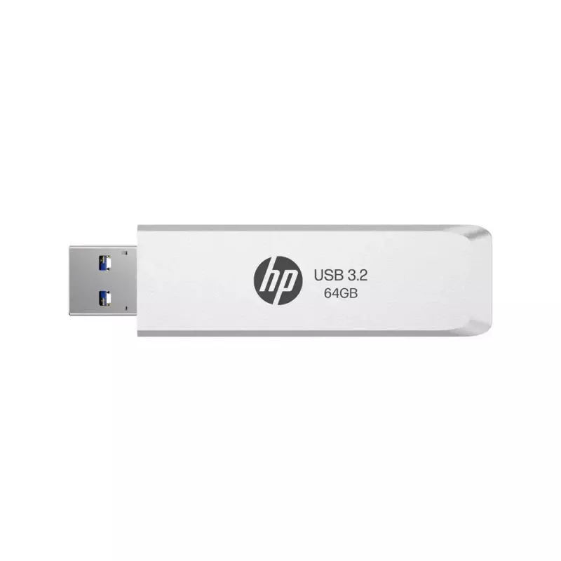 USB-stick HP HPFD819W-A-64 64 GB USB Type-A 3.2 Gen 2 (3.1 Gen 2) zilver, schuifformaat