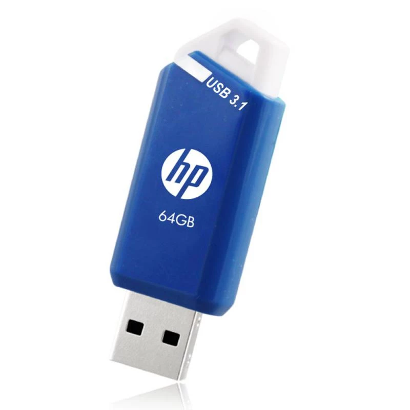 HP x755w driepack USB-stick 64 GB USB Type-A 3.2 Gen 1 (3.1 Gen 1) blauw, wit
