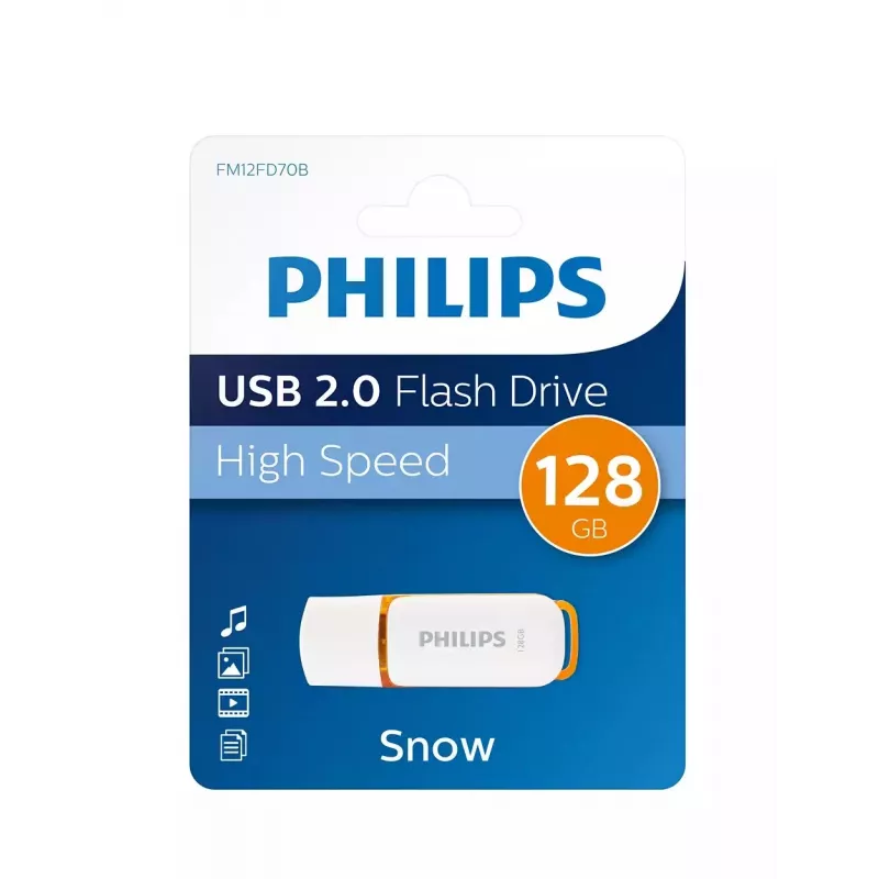 Philips FM12FD70B USB-stick 128 GB USB Type-A 2.0 wit