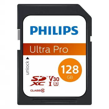 Flashgeheugen Philips 128 GB SDXC UHS-I FM12SD65B