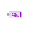 Philips Click USB-flashstation 64 GB USB Type-C 3.2 Gen 1 (3.1 Gen 1) Violet, Wit