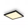 Slimme plafondlamp Philips Hue White Ambience Aurelle Square Panel Bluetooth zwart