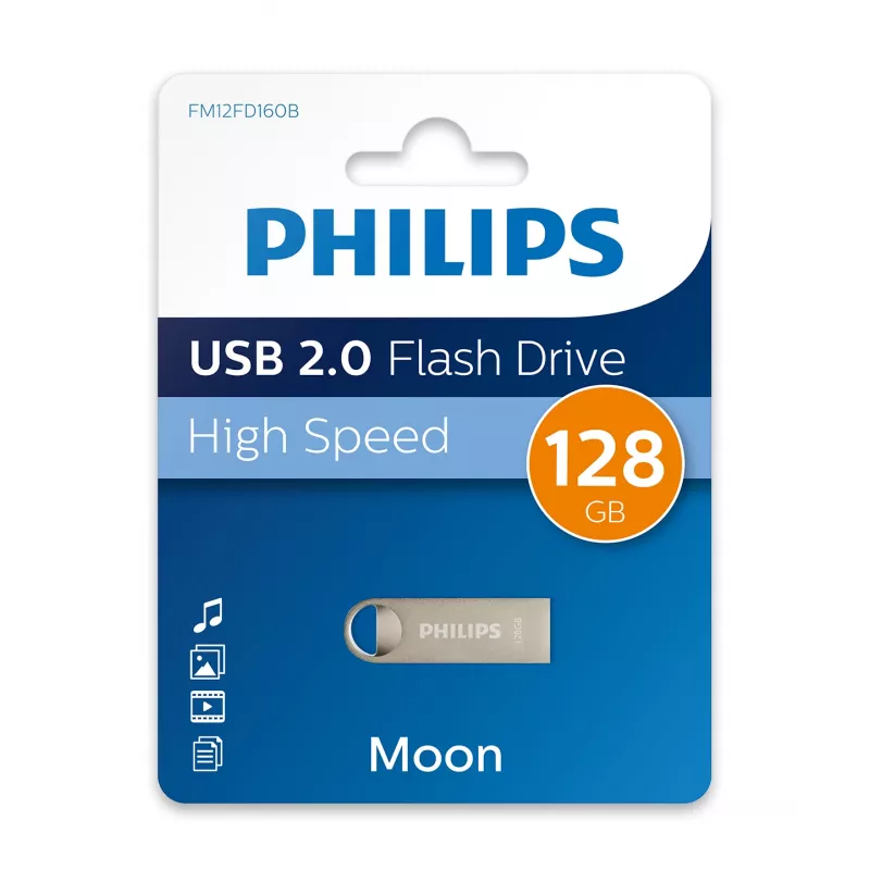 Philips Moon Edition USB-stick 128 GB USB Type-A 2.0 zilver