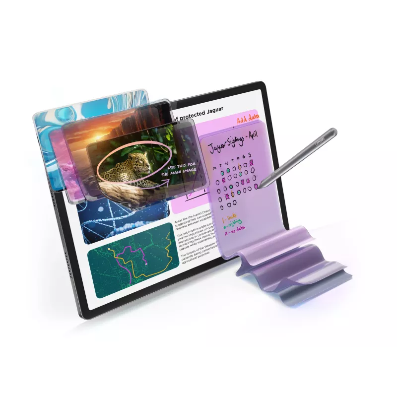 Lenovo Idea Tab Pro ZAE40013GR tablet, 32,3 cm (12,7 inch) 3K 2944x1840 144 Hz, MTD8300, 8 GB RAM, 256 GB, Wi-Fi, Android 14, met pen, grijs