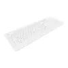 Contour Design Active Key Contour ClassicClean Medisch toetsenbord afneembare afdekking full-size draadloos wit C8100