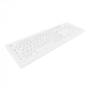 Contour Design Active Key Contour ClassicClean Medisch toetsenbord afneembare afdekking full-size draadloos wit C8100