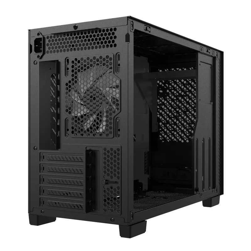 XPG VALOR AIR NANO MID-TOWER BEHUIZING - zwart, midi-tower, pc, zwart, micro-ATX, Mini-ITX, SPCC, 17 cm