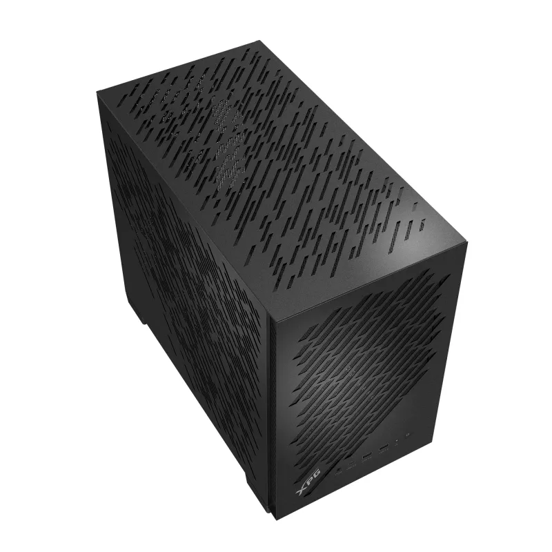 XPG VALOR AIR NANO MID-TOWER BEHUIZING - zwart, midi-tower, pc, zwart, micro-ATX, Mini-ITX, SPCC, 17 cm