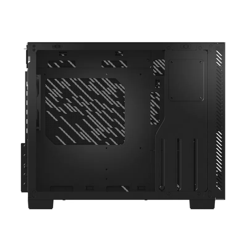 XPG VALOR AIR NANO MID-TOWER BEHUIZING - zwart, midi-tower, pc, zwart, micro-ATX, Mini-ITX, SPCC, 17 cm
