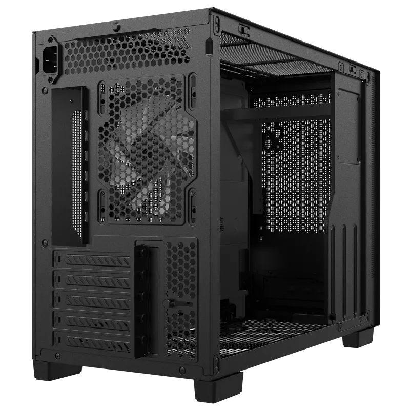 XPG VALOR MESH NANO MID-TOWER-BEHUZING – zwart, midi-tower, pc, zwart, micro-ATX, Mini-ITX, SPCC, 17 cm