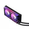 ADATA XPG Levante II 240 AIO vloeistof-CPU-koeler, 240 mm, 2 x 120 mm ARGB-ventilatoren, zwart