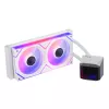 XPG LEVANTE II 240 wit, vloeistofkoelsysteem, 12 cm, 26,7 sone, wit