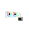 XPG LEVANTE II 240 wit, vloeistofkoelsysteem, 12 cm, 26,7 sone, wit