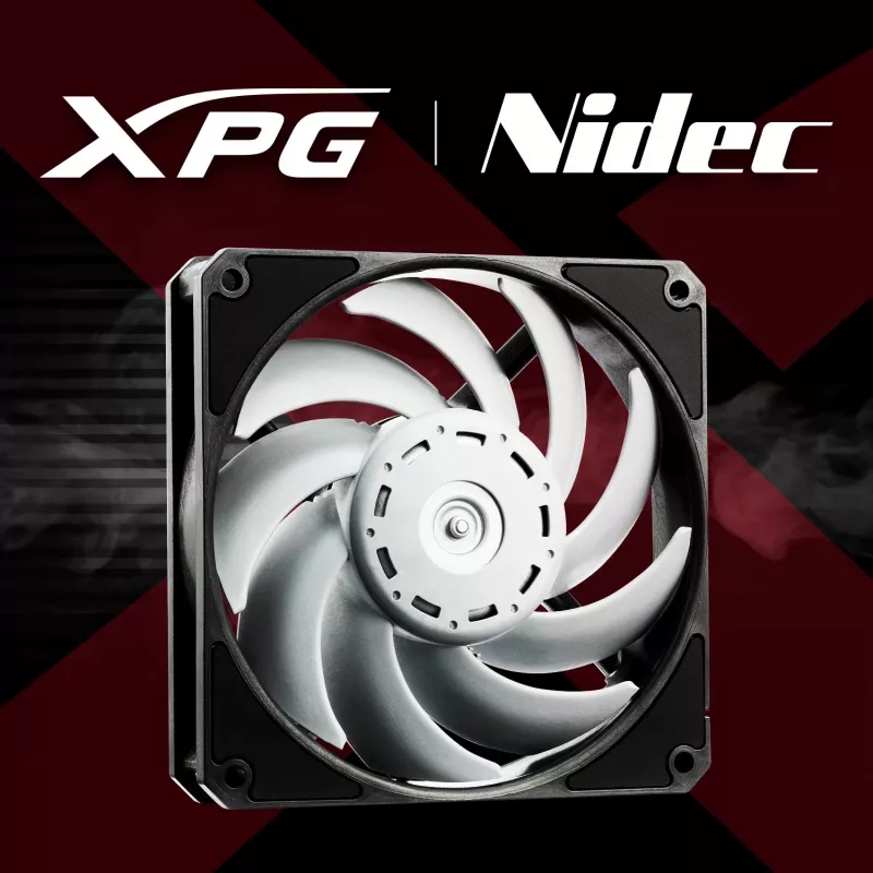 XPG VENTO PRO 120 PWM zwart, ventilator, 12 cm, 450 tpm, 2500 tpm, zwart, wit