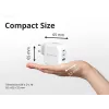 Conceptronic 3-poorts 67W GaN USB PD oplader met USB-C oplaadkabel, USB-C x 2, USB-A x 1, QC 3.0, PPS