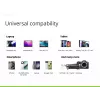 Conceptronic 3-poorts 67W GaN USB PD oplader met USB-C oplaadkabel, USB-C x 2, USB-A x 1, QC 3.0, PPS