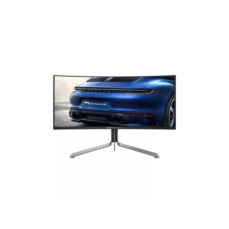 AOC Porsche PD34 computermonitor 86,4 cm (34 inch) 3440 x 1440 pixel Wide Quad HD QD-OLED zwart