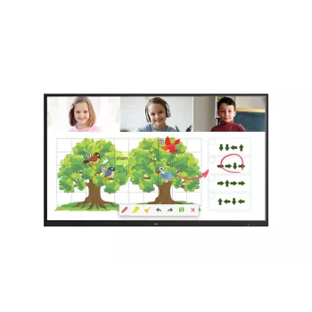 LG 86TR3PJ-B Digital Signage flatscreen 2,18 m (86 inch) LED Wi-Fi 390 cd/m² UHD+ zwart touchscreen Android 8.0 16/7